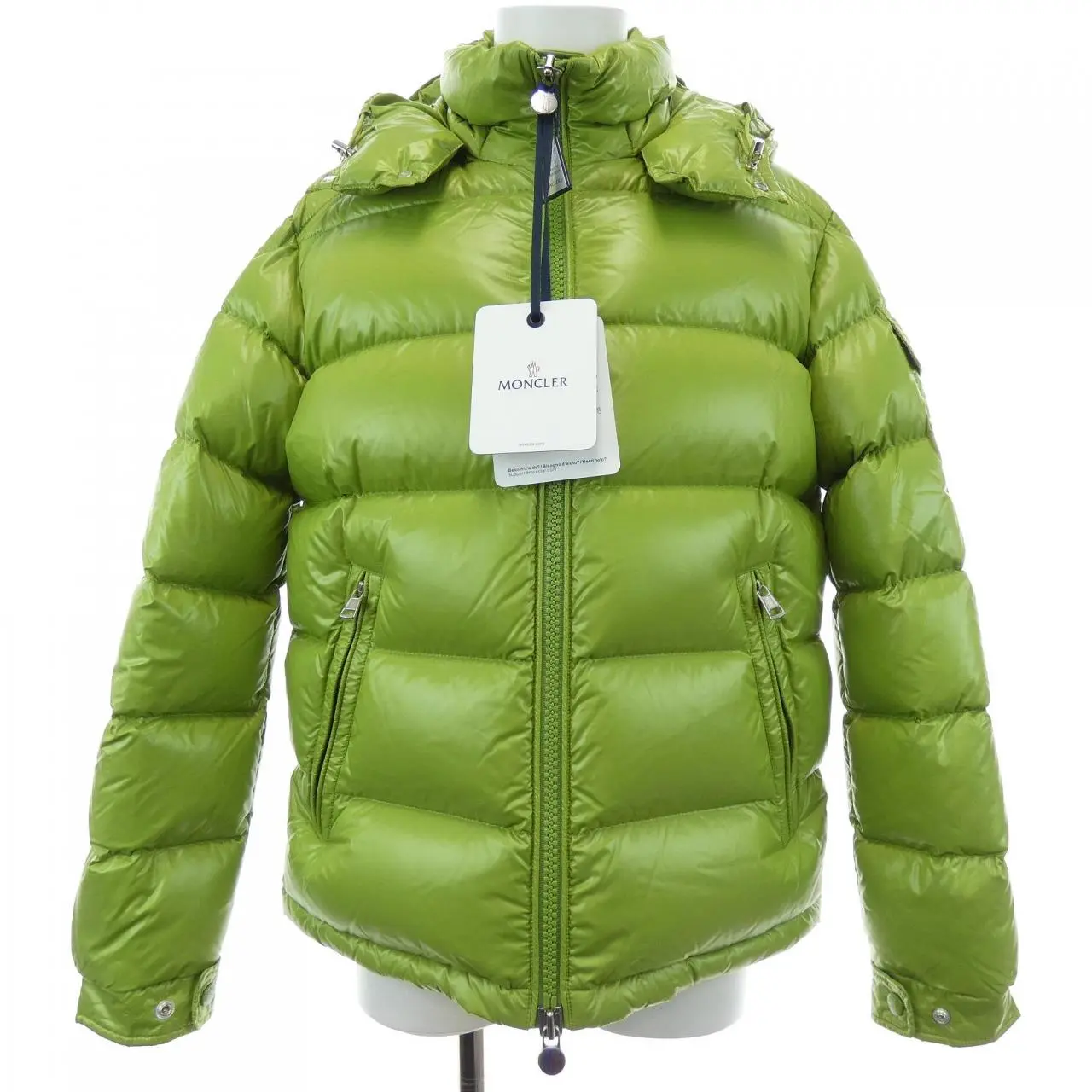 Pre-owned MONCLER Nylon Small Leather Goods Maya Down Jacket