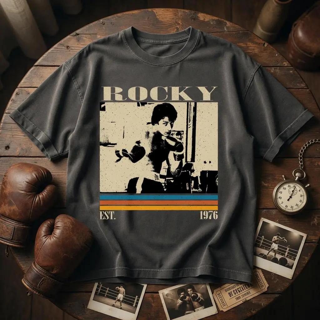 Rocky Movie Classic T-Shirt, Vintage Retro Movie Tee