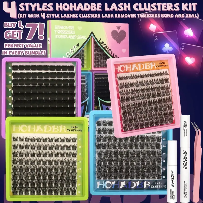 Four color eyelash kit Four color eyelash kit