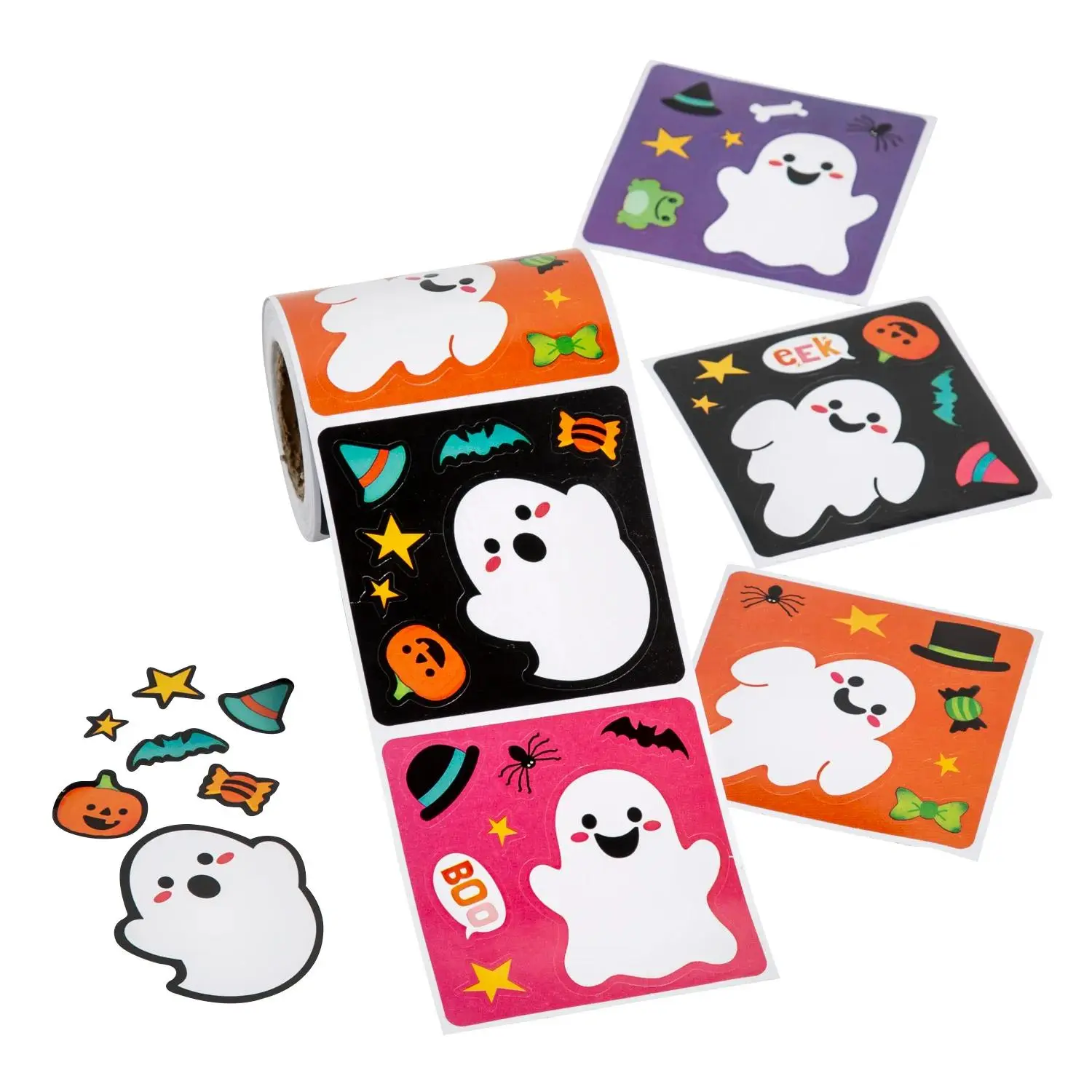 Mini Make-a-Scene Ghost Sticker Roll - 100 stickers