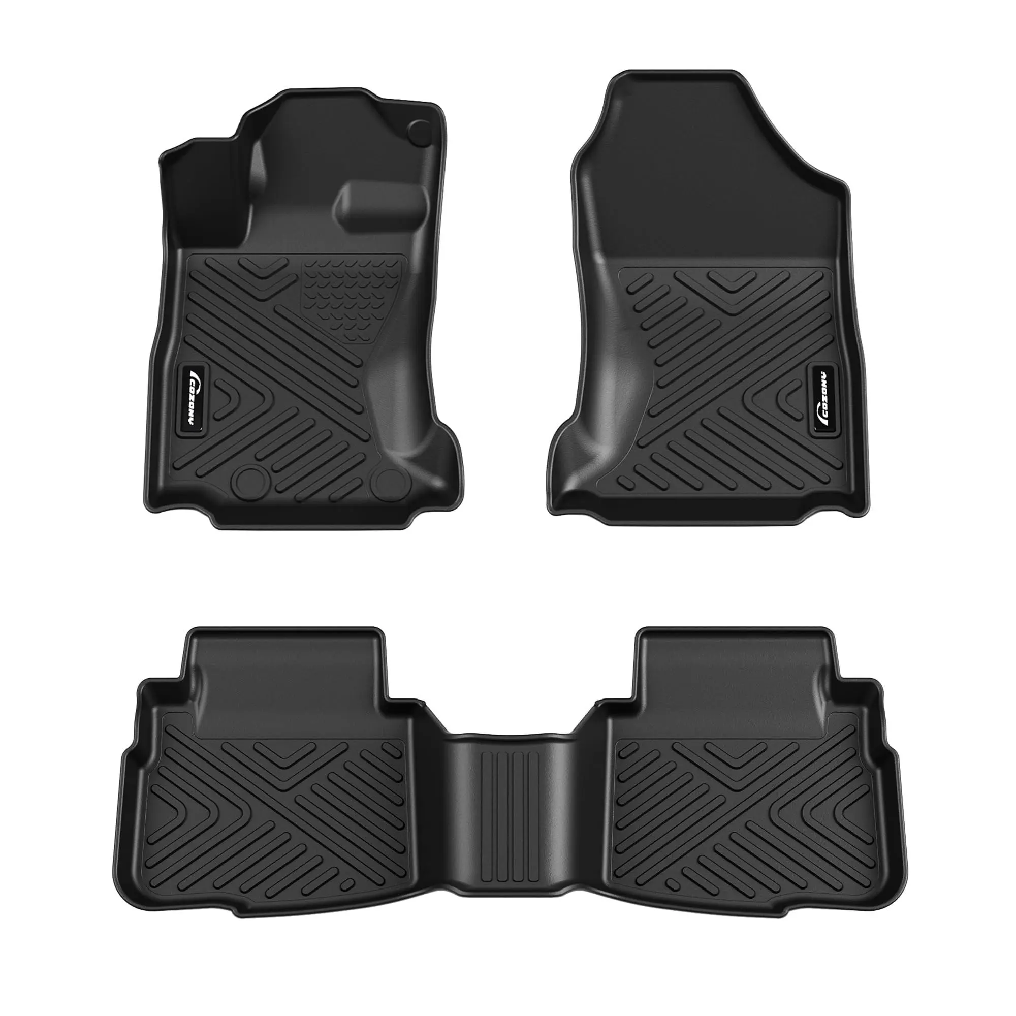 GARVEE Floor Mats Compatible with Subaru Outback Legacy 2020-2025 Floor Liners, Black TPE All-Weather Floor Liners, 1st & 2nd Row