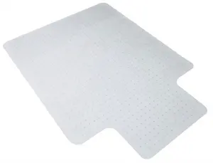 Chair Mat for Carpeted Floor with Lip,36" x 48" PVC Carpet Protector for Low Pile Carpets Heavy Duty Effective Grip Anti-Slip,Won't Crack,Easy to Clean for Office and Home