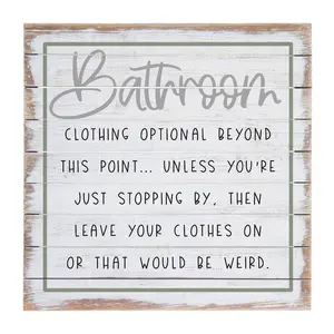 Sincere Surroundings 14" Bathroom Clothing Optinal Pallet