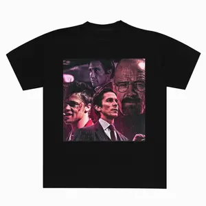 AMERICAN PSYCHO T-SHIRT, Meme Movie Vintage Wash Shirt Apparel, Retro 90s Style Graphic Shirt