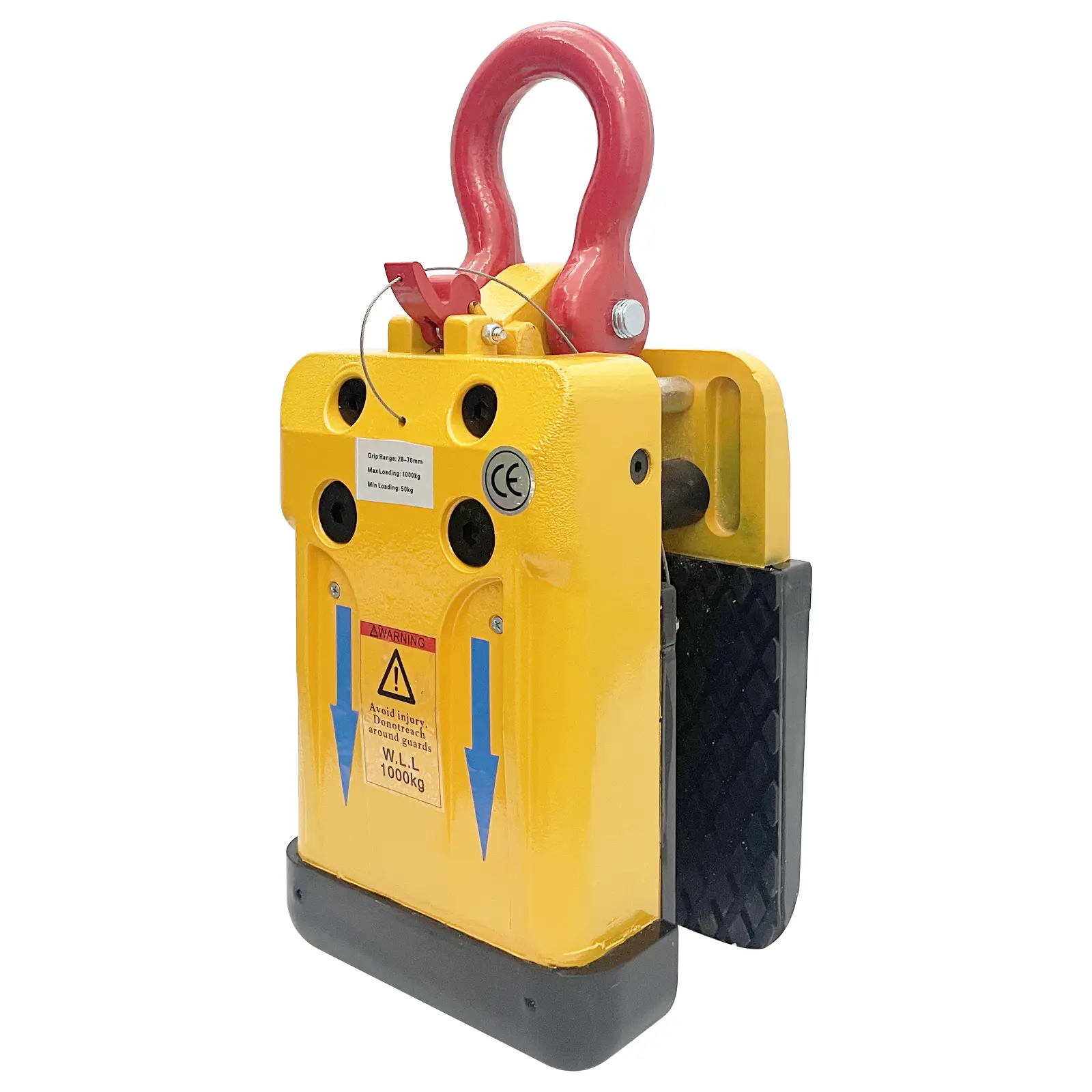 1.1"-2.7" 2200LBS Stone Slab Lifting Clamp Granite Marble Lifter Stone Plate