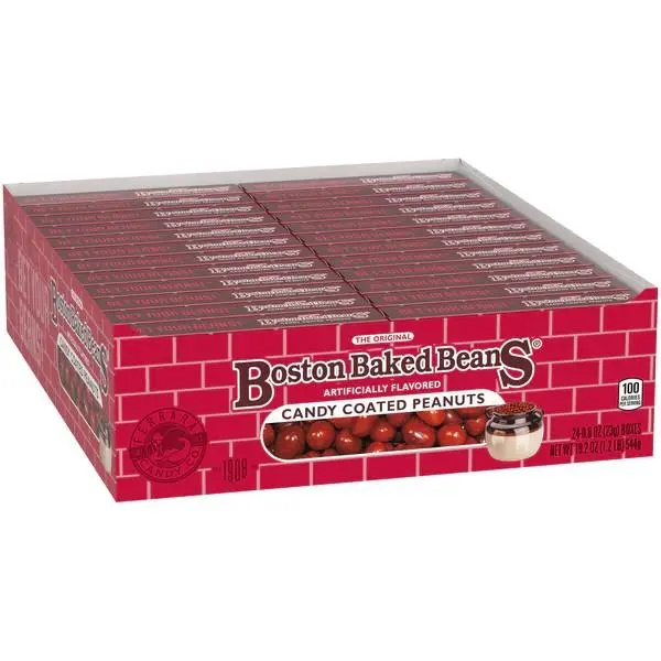 Boston Baked Beans Candy Coated Peanuts 0.8-oz Per Box 24ct Box Boston Baked Beans Candy Coated Peanuts 0.8-oz Per Box 24ct Box