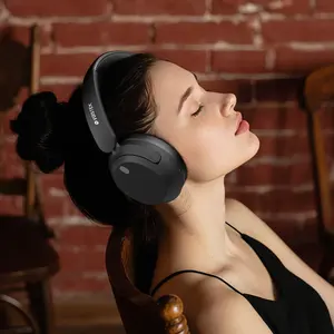 【Hybrid ANC Bluetooth Headphones】T30, HiFi Stereo Over Ear Headset with Mic, 60H Playtime, 3D Music Modes, Deep Bass, Foldable & Lightweight Design, Memory Foam Ear Cups – Noise Cancelling Headphones for Travel, Work, Home, Christmas Gift