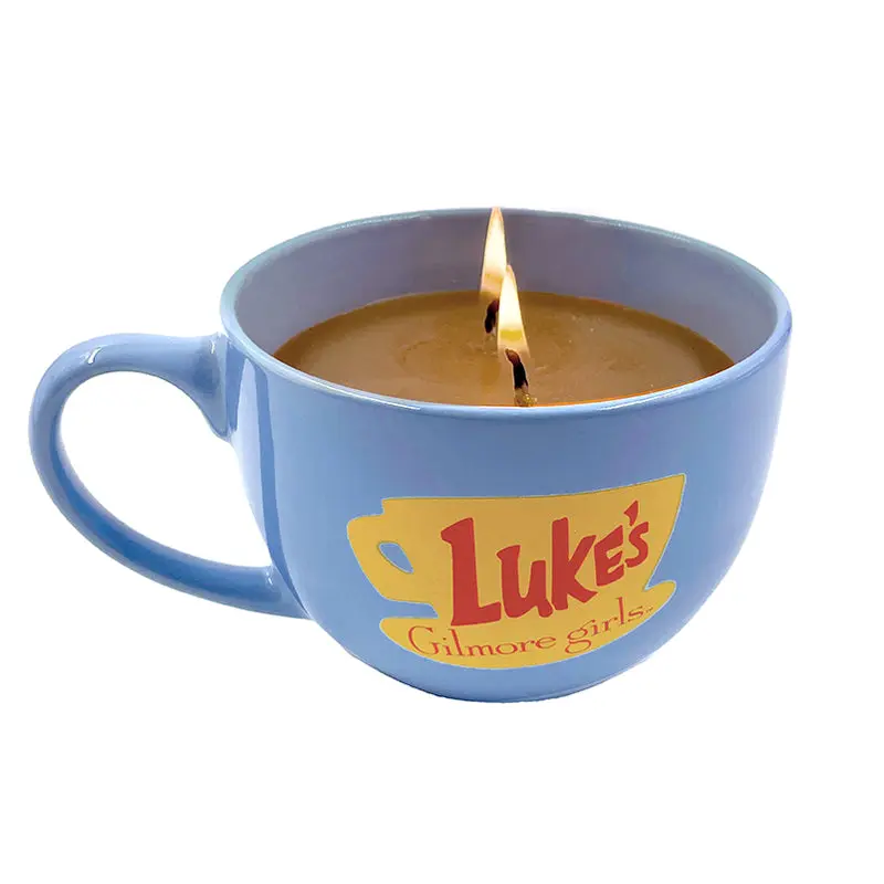 Gilmore Girls Luke's Diner Wax Aromatherapy Candle, Fresh Brew Scented Home Decor Piece, Wick Candle in Gift Box, Home Supplies Gift Item