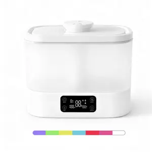 6L Top Fill Humidifier for Bedroom & Large Rooms, QuietCool Mist, Adjustable Humidity, Timer, 7-Color NightLight, Auto Shut-Off, BPA-Free, Up to 72H