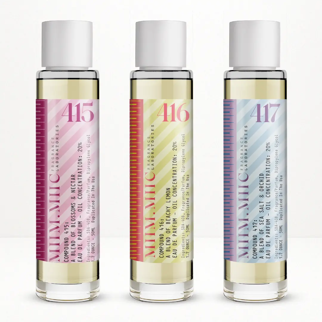 Copacabana Summer Eau de Parfum Trio Set - Aromatic, Brazilian Flora, Coconut-Floral-Fruity Scent, Paraben-Free Fragrance Set for Summer Use, Aromatic Fragrance Sets, Bottled Fragrance Sets