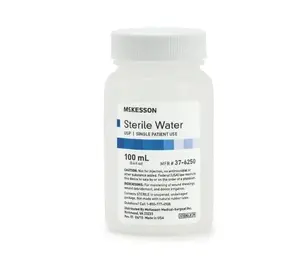 Sterile Water for Irrigation - Pour Bottles (100–1000 mL) – Multiple Pack & Case Options – Medical Grade