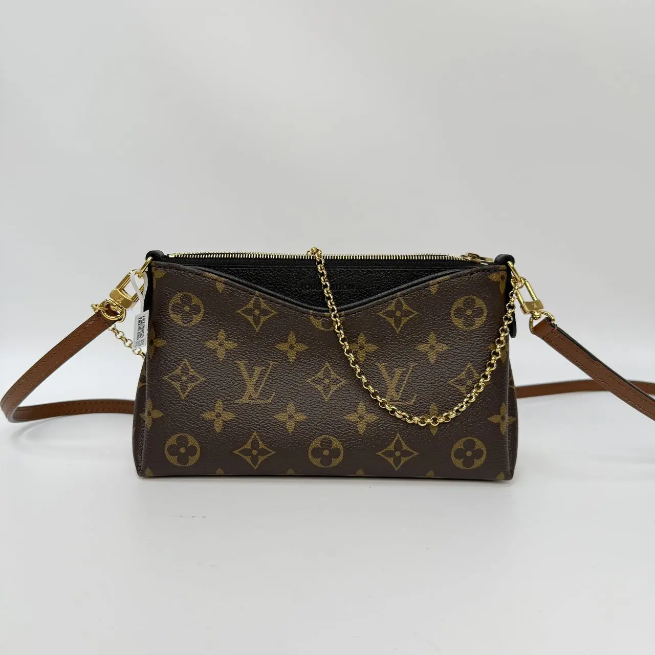 Pre-owned Louis Vuitton vcoated canvas Crossbody bags Pallas mini【 Senza 2】 Pre-owned Louis Vuitton vcoated canvas Crossbody bags Pallas mini【 Senza 2】