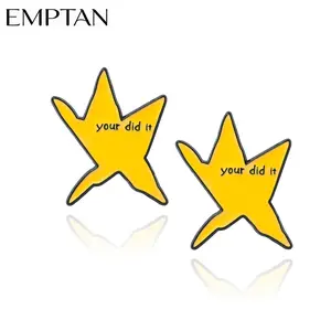 EMPTAN 2PCS Your Did It Star Enamel Pin - Funny Motivational Badge Brooch, Cute Backpacks, Jackets, Hats Jewelry Accessories for Women Men - Fun Gifts for Friends and Coworkers, Graduation Gifts for Her 2026