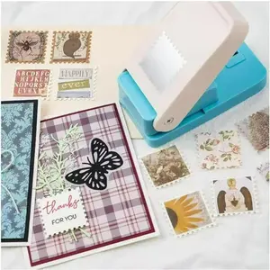 Large Stamp Puncher & Embossing Tool Stamp-Style Decorative Cutter S/M/L Sizes for Handmade Books Albums Cards Office Supplies Scrapbooking #crafttok#crafter