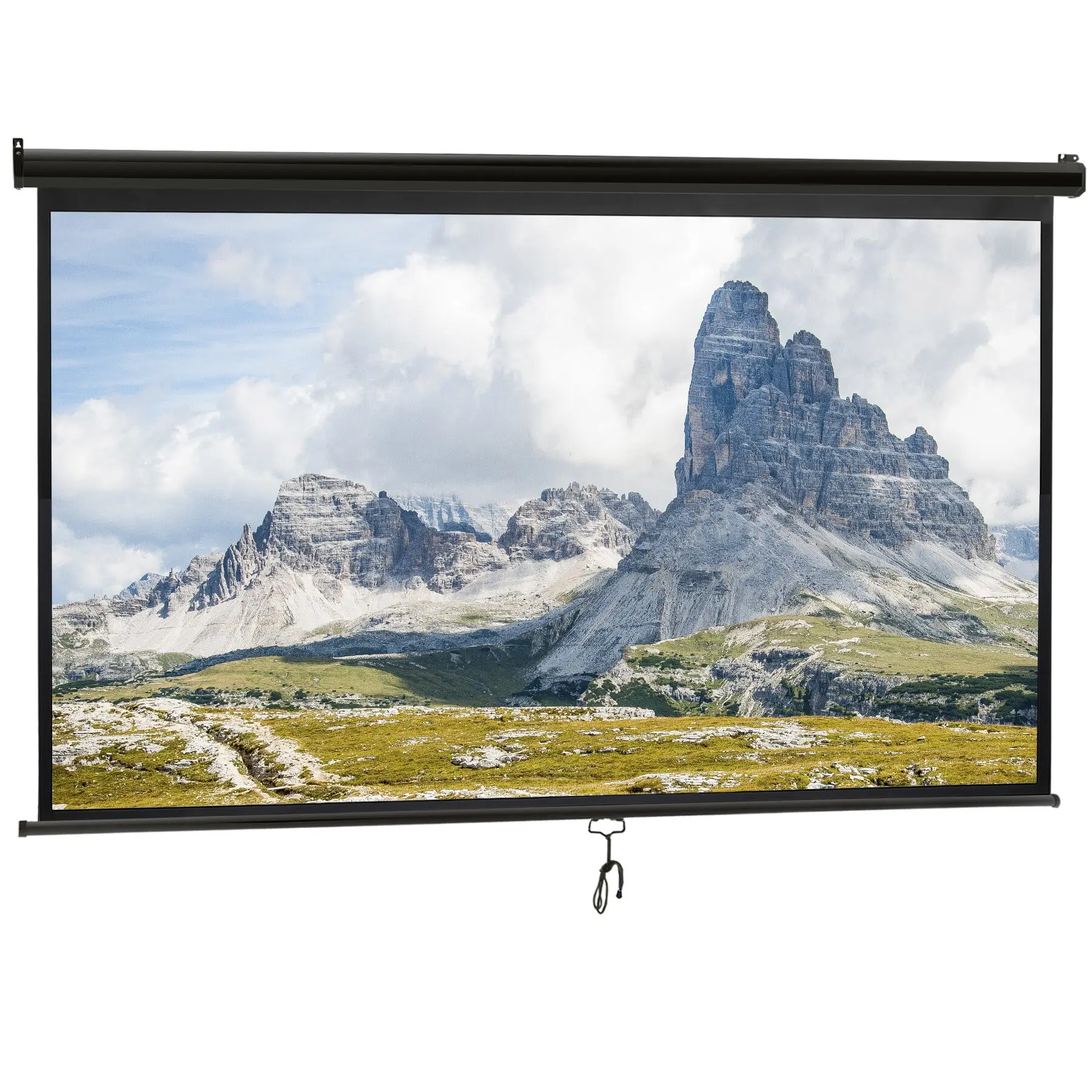 Segawe 100 in Metal Shell Durable Projector Screen - 16:9 Full 4K HD, Auto Lock, 160° View Angle, Portable Wall-Mount (118.8in Compatibility)