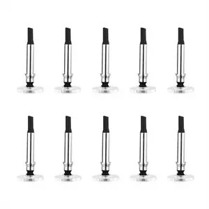 10PCS Universal Stylus Pen Transparent Disc Capacitive Screen Touch Pen Replacement Tip Drawing Writing Nib Pencil Head US