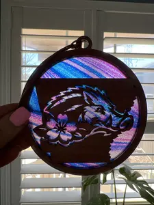 Arkansas Suncatcher for Sunny Window