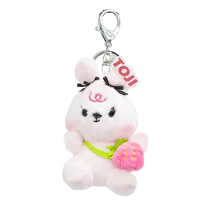 Plush Bunny Keychain – Oakhee Blush Pink