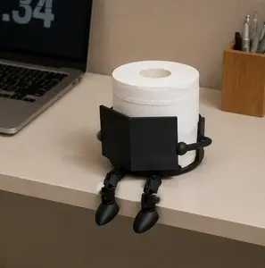 Fun Toilet Paper Holder Dispenser for Bathroom,Toilet Paper Storage,Artistic Design with Movable Joints,Ideal for Home and Office Restrooms,Bathroom Decor