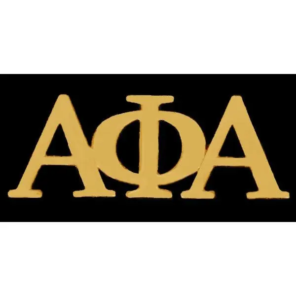 Alpha Greek Letter Lapel Pin - Alpha Phi Alpha