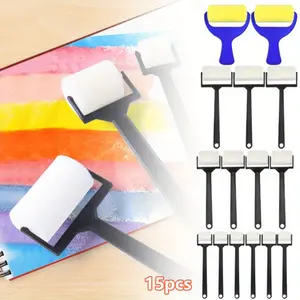 15 Pcs Roller Painting Sponge Foam Roller for Painting Art & Craft, Soft & Disposable & Washable