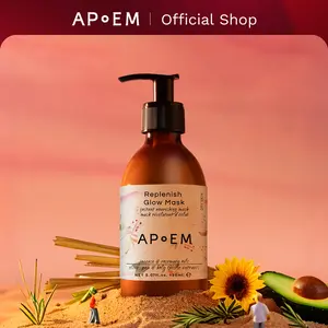 [Pro] APoEM Replenish Glow Mask: Oil Nourishing Mask · Natural Glowing | Anti-aging Hydrate Smooths Brightens Vegan - 150ml