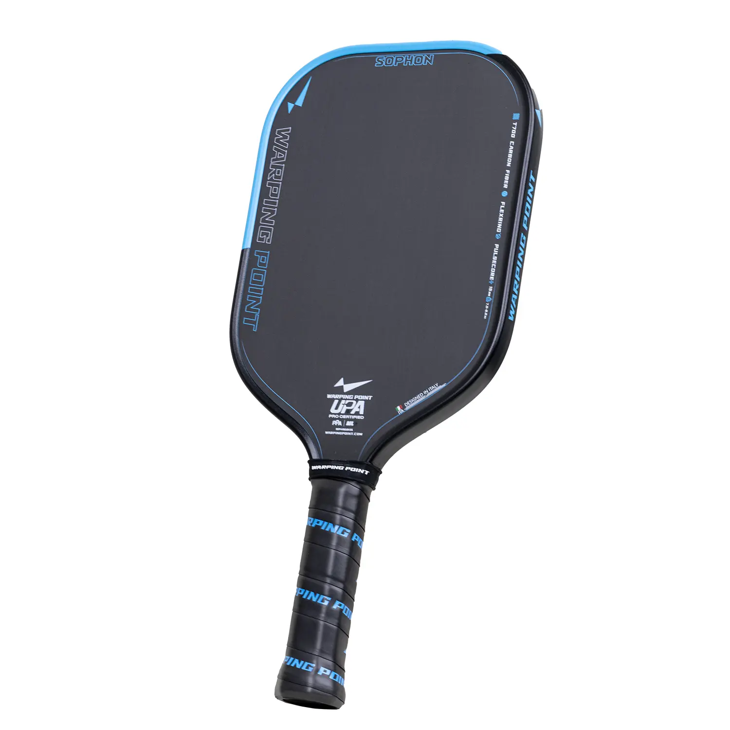 WarpingPoint Sophon Gen 4 Pickleball Paddle , UPA-A Approved,PulseCore Full Foam Core with T700 Carbon Fiber Face , Extended 5.6" Handle ,Aero Fusion Surface for Spin & Precision