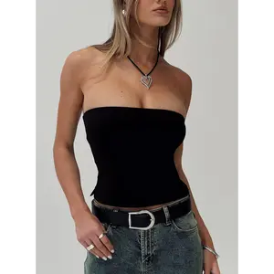 Aurorah Strapless Top Black