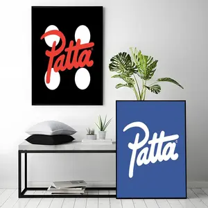 fashion brand Patta Poster HD Heavy-Duty Self-Adhesive Waterproof Wall Decor – Tool-Free Install, Durable & Reusable Conceals Wall Flaws | Elevates Home Style | Ideal for Living Rooms, Bathrooms & Kitchens