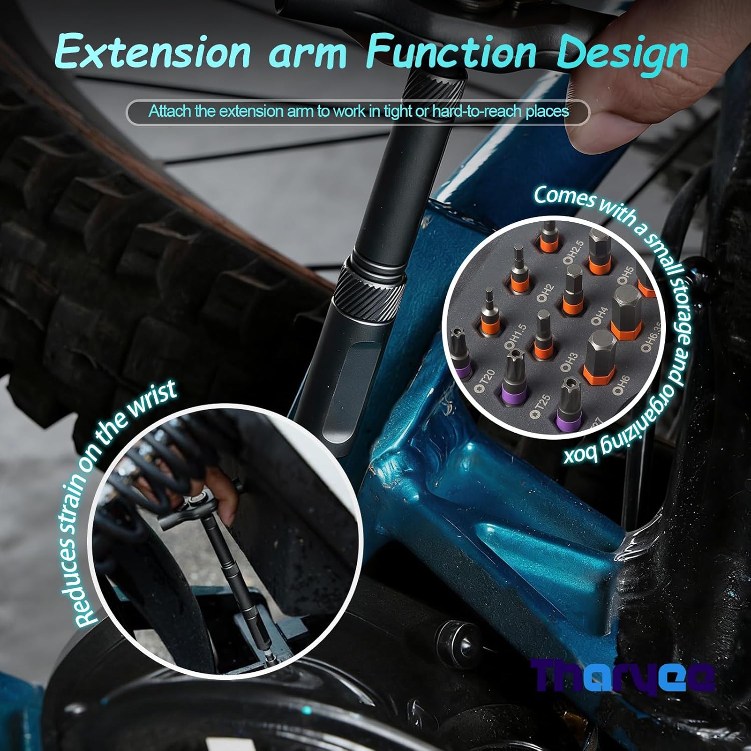 24-Piece Magnetic Ratchet Screwdriver Set, S2 Steel Precision Bits, Portable Hard Case for DIY, Home Repair, PC Building, Bike Maintenance & Watch Repair