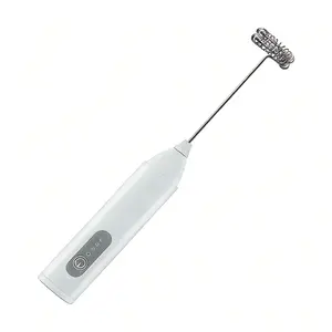 Portable Electric Milk Frother - Rechargeable Whisk Mixer for Coffee, Matcha & Hot Chocolate