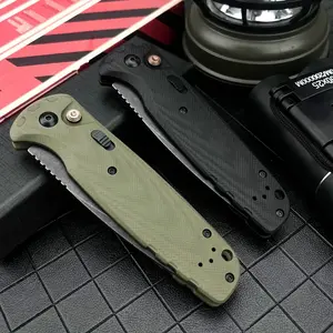 4300BK-02 CLA Folding Knife D2 Steel Blade G10 Handle An Everyday Carry Tool Ideal for Camping Fishing Hiking and Outdoor Survival A Great Gift for Men