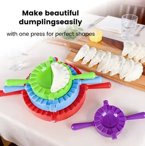 4pcs The Versatile Ingot Dumpling Set  | Press and fold, even beginners can make neat and plump dumplings.