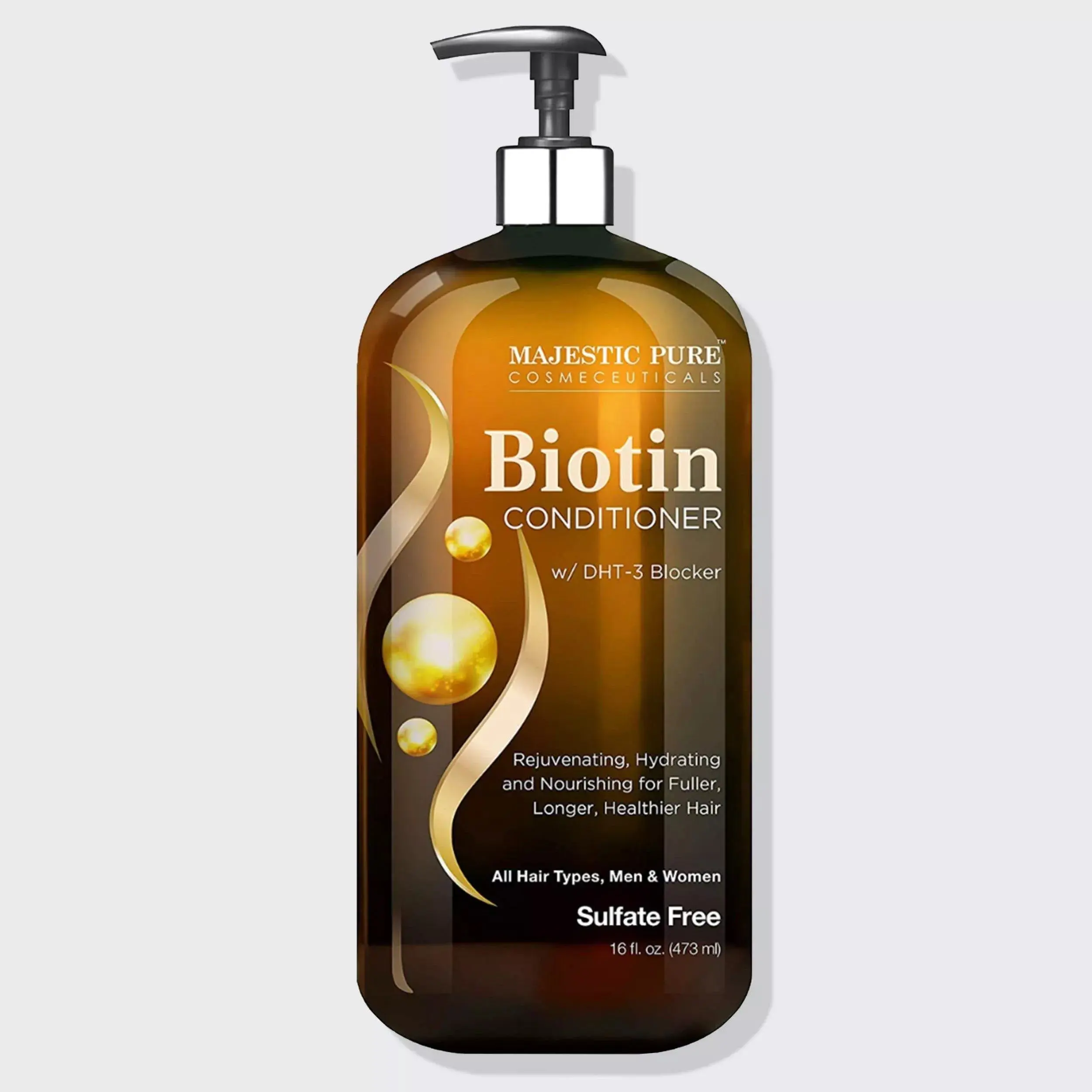 Biotin Haircare Liquid Conditioner with Rosemary Oil - Castor Oil Infused, Advanced Hydrating Formula, 16 fl oz