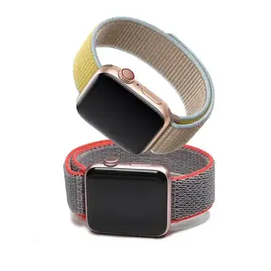 Sports Loop Breathable Nylon Band for iWatch 38/40/41mm 42/44/45mm Series 9 8 SE 7 6 5 4 3 2 1