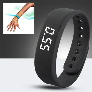 LED Digital Smart band Wristbands Waterproof Smart Clock Smartband With Running Pedometer Monitor Smart sport Vibration Alarm Reminder