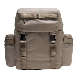 Lululemon Wunderlust 14L Nylon Backpack for Men and Women in Warm Taupe