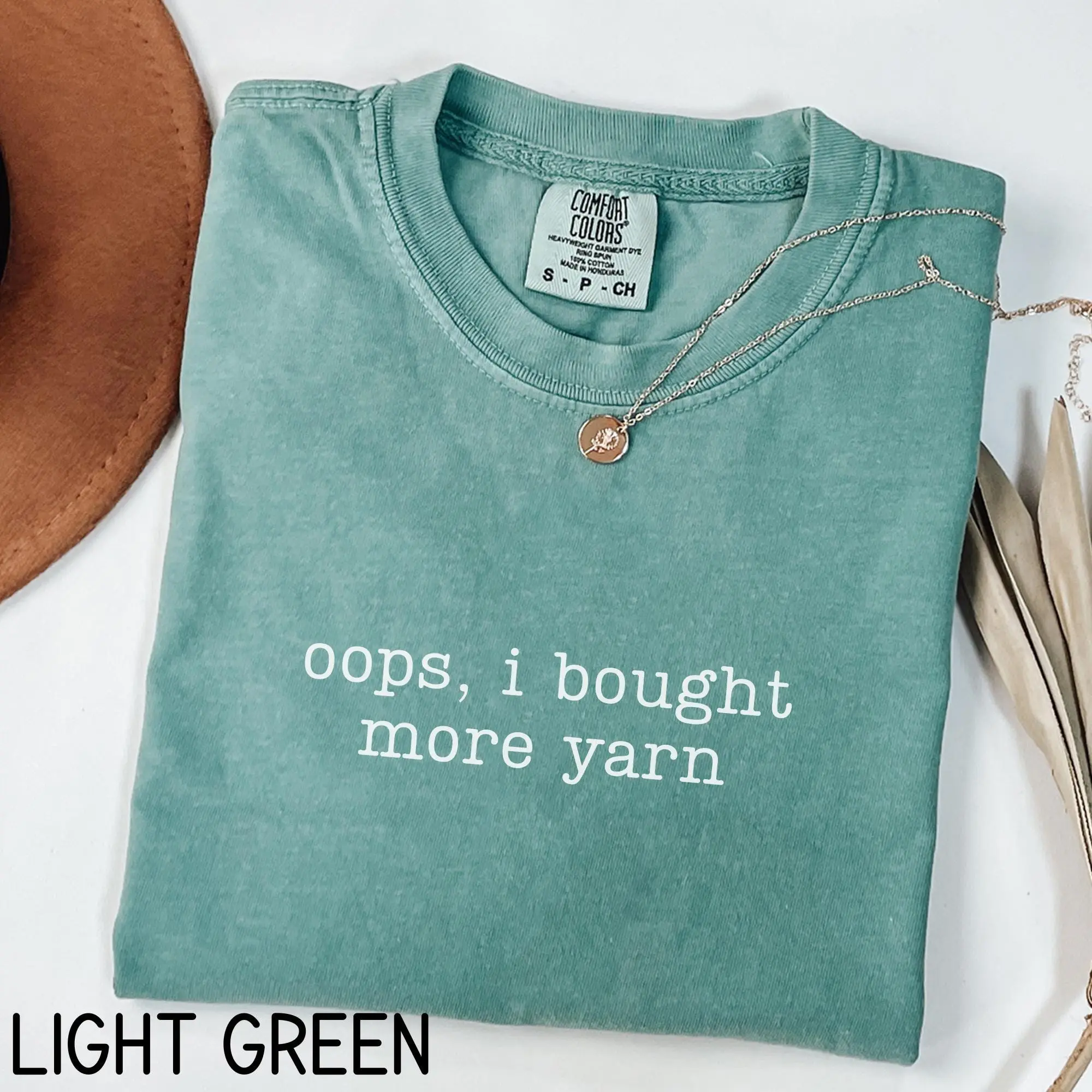 Oops I Bought More Yarn Shirt, Comfort Colors Funny Knitting Shirt, Yarn Lover Gift, Knitting Lover Gift, Crochet Gift, Needleworker Gift