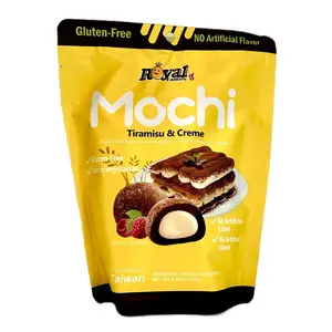 Royal Family Tiramisu and Cream Flavor Mochi Traditional Snack  Dessert Cake Sweet snack  tok candy