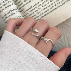 [Limited time event] Snake ring rose ring niche personality versatile fashion high-end design couple ring graduation season birthday gift
