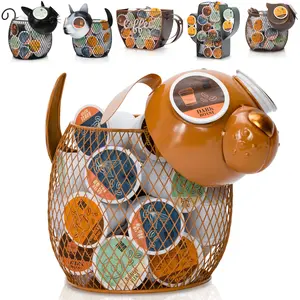 Made Easy Kit Coffee Pod Organizer - Home Coffee Bar Functional Décor - Café Station Countertop Storage Accessories