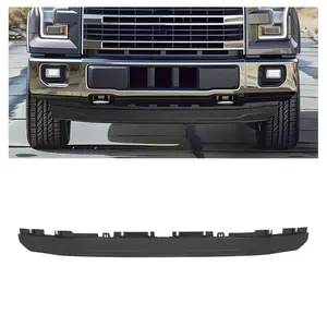 KQQIO Front Lower Bumper Valance for 2015-2017 Ford F150 Air Dam Deflector Black Durable PP Plastic Easy Install Direct Fit Replace FO1095267C Truck Vehicle, Debris Guard Car Rear Spoiler Car Door Emblem