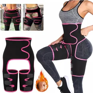 Abdominal Trainer Neoprene Buttocks Shapewear Adjustable Hip Lift Waist Pack Abdominal Belt Sweat Band
