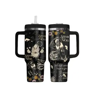 New Popular Stevie 40 oz Tumbler With Handle Gift For Fans