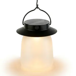 Upgraded Gen2 Solar Lantern Outdoor Lights，Flickering Flame Garden Light – Solar & USB Dual Charging, IP65 Waterproof Solar Garden Lights Outdoor for Balcony Patio Yard