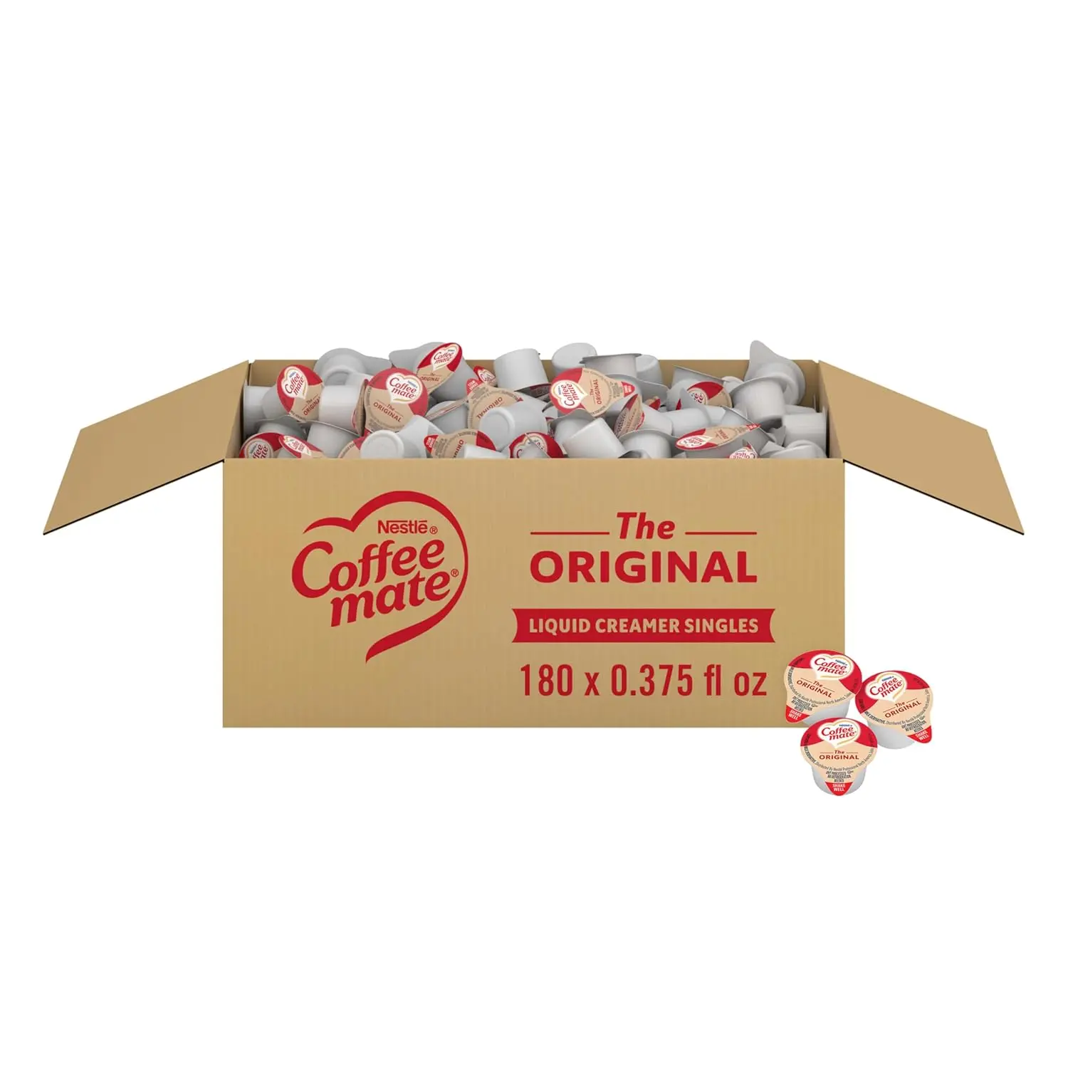 Nestle Coffee mate Original Non-Dairy Creamer Singles, 0.375 oz, 180-Pack