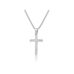 Cross Necklace for Men Women, Cross Chain, Cross Necklace, Silver Gold Black Cross Necklaces for Men, Mens Cross Necklaces, Cross Pendant