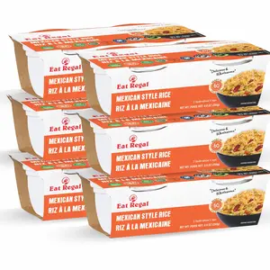 Eat Regal Mexican Style Rice Cups, Gluten-Free, Ready in 60 Seconds, 8.8 Oz, Pack of 6