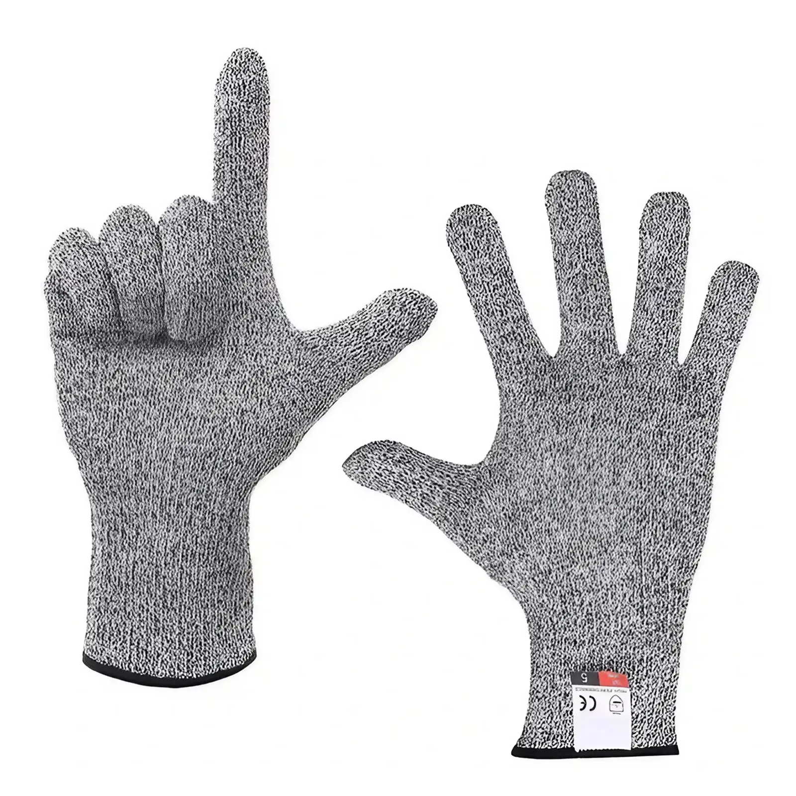 Cut Resistant Gloves (2 Counts), Cut Proof Gloves, Outdoor Work Protective Gloves, Kitchen Meat Cutting Safety Gloves, High Performance Gloves for Wood Cutting, Strong Work Gloves