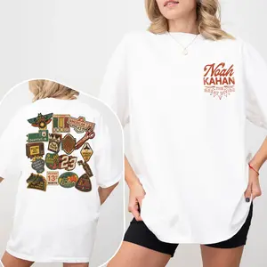 Noah Kahan Shirt, Indie Folk Concert Tee, Comfort Colors T-Shirt, Porch Light Song Shirt, Back Print Unisex Tee